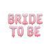 Кульки-літери Bride to be на дівич-вечір рожеві омбре(40 см) ТК-ЛІТ-17 фото 2